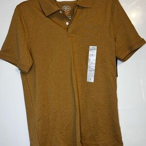 New St. John's Bay men’s Dark Tan Polo Shirt (S)